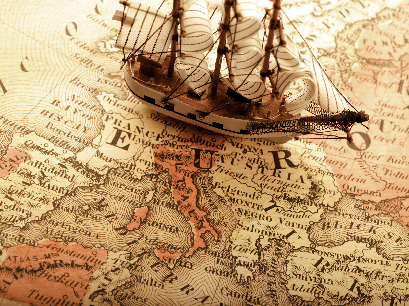 Antique Map Wallpaper