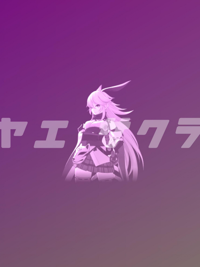 Free download New and improved version of my minimalist wallpaper of Yae Sakura [3500x1969] for your Desktop, Mobile & Tablet. Explore Purple Minimalist Wallpaper. Purple Minimalist Wallpaper, Minimalist Background, Minimalist Wallpaper