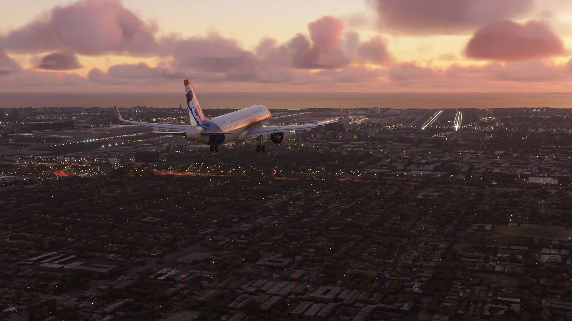 Great photo of the new Microsoft Flight Simulator