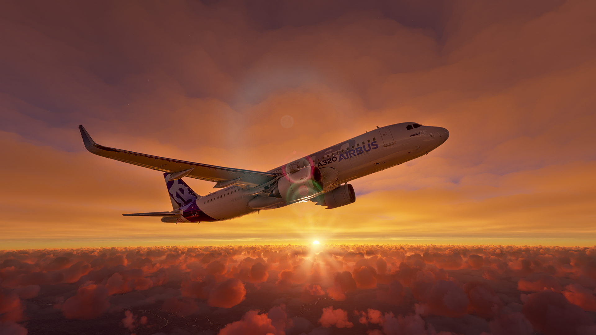 sky, planes, Microsoft Flight Simulator HD Wallpaper