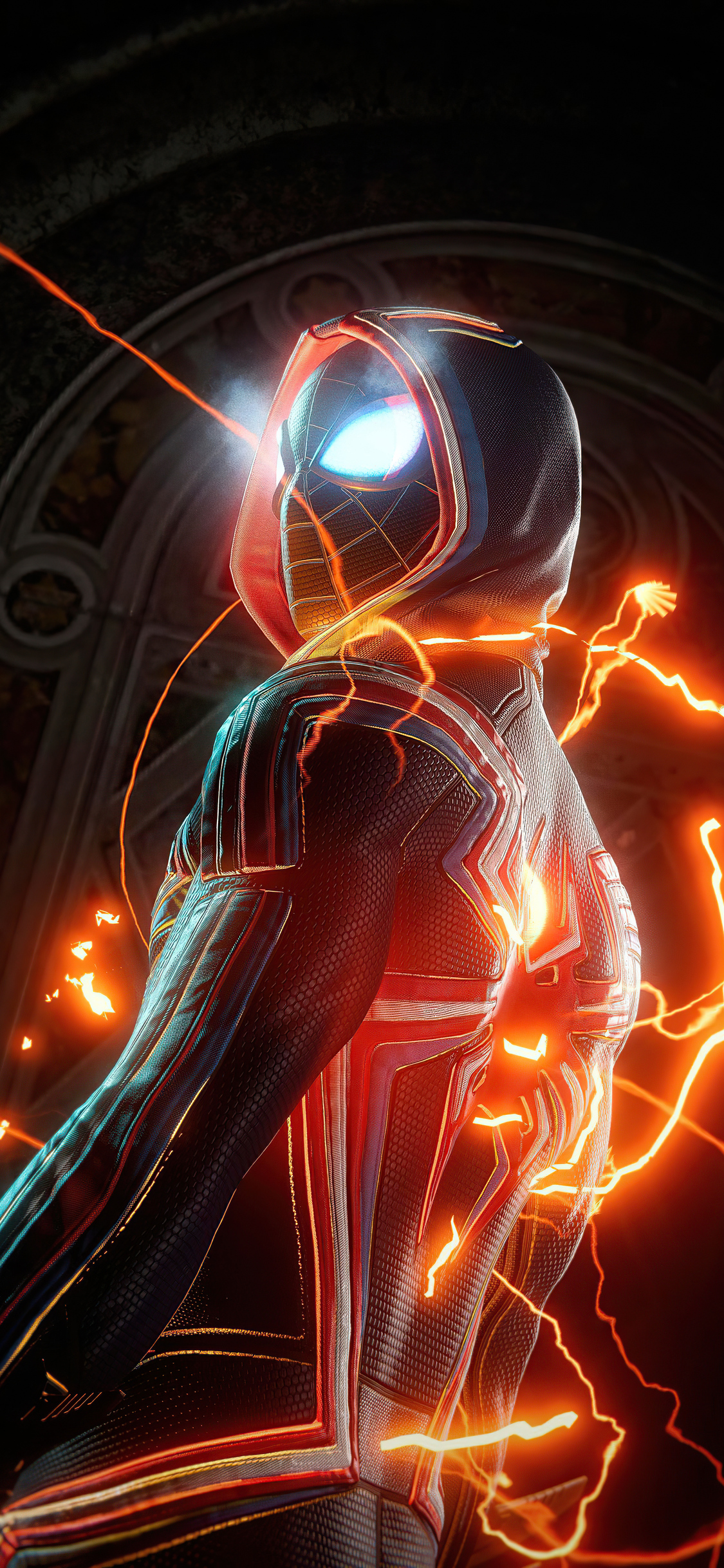 Miles Ps5 Glowing Eyes 4k iPhone XS, iPhone iPhone X HD 4k Wallpaper, Image, Background, Photo and Picture