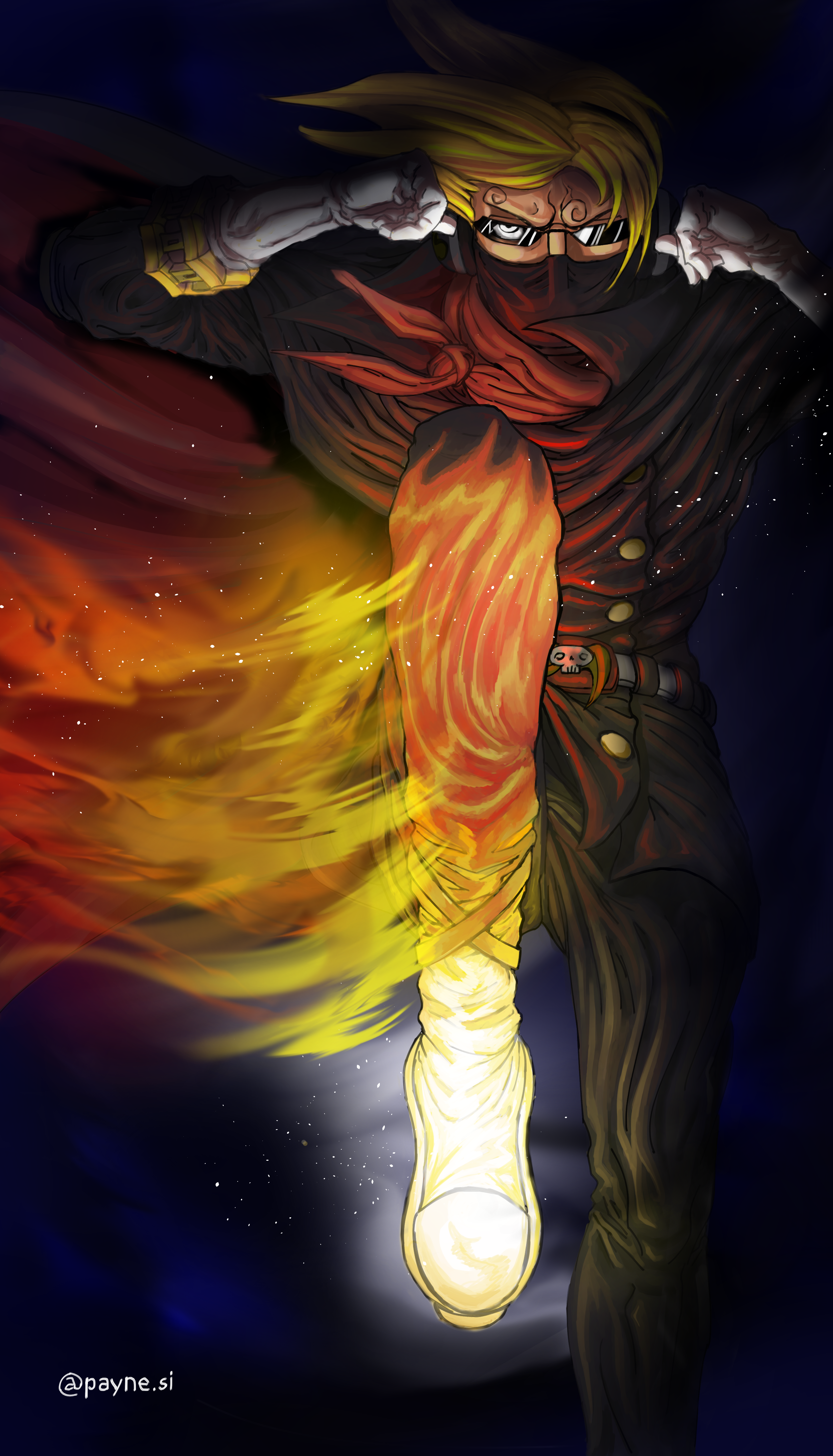 O Soba Mask Special Move: Diable Jambe!