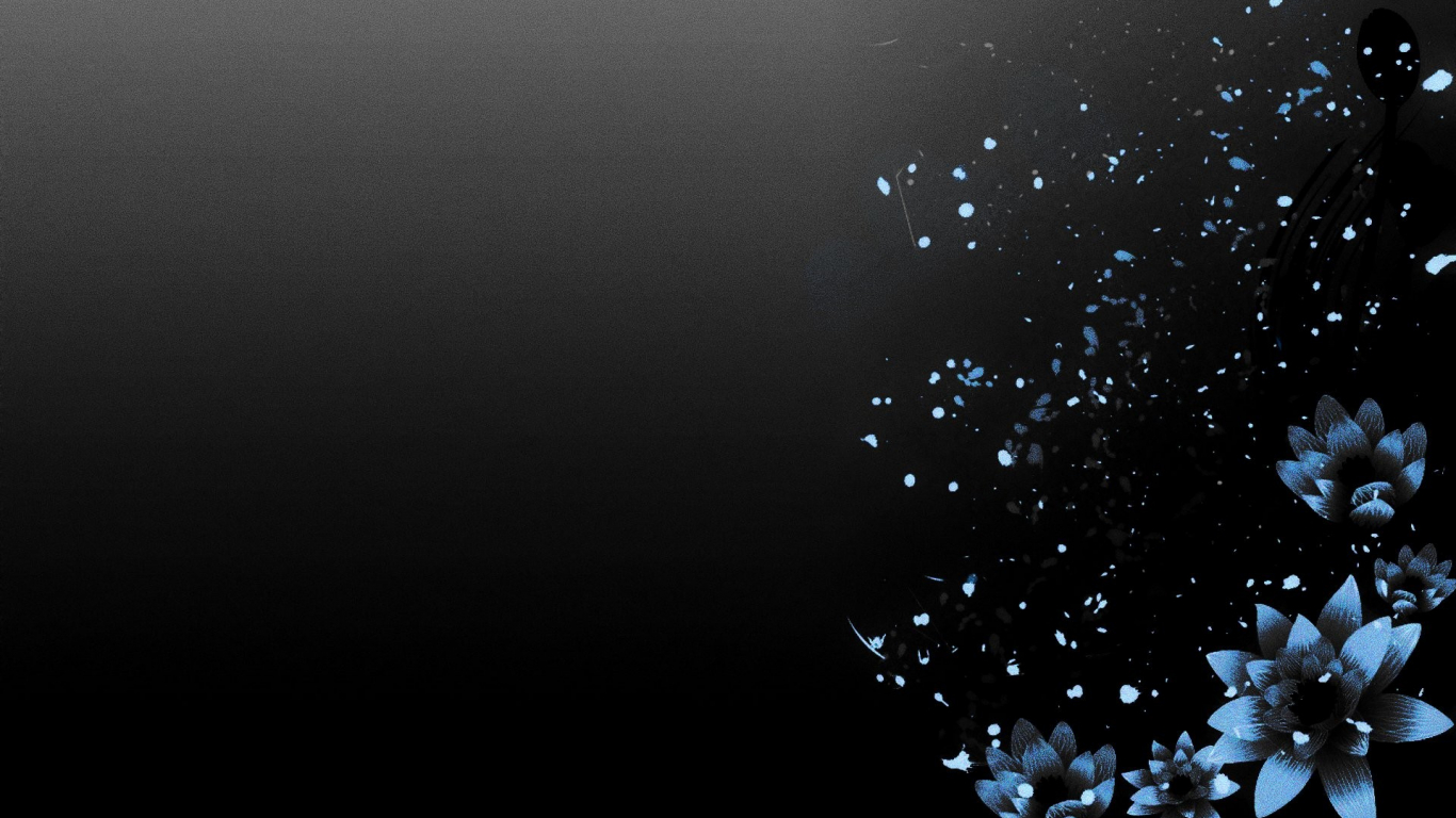 Free download Vector Flower black background desktop wallpaper HD Wallpaper [1920x1200] for your Desktop, Mobile & Tablet. Explore Black Wallpaper Desktop. Black And White Desktop Wallpaper, Dark Wallpaper for