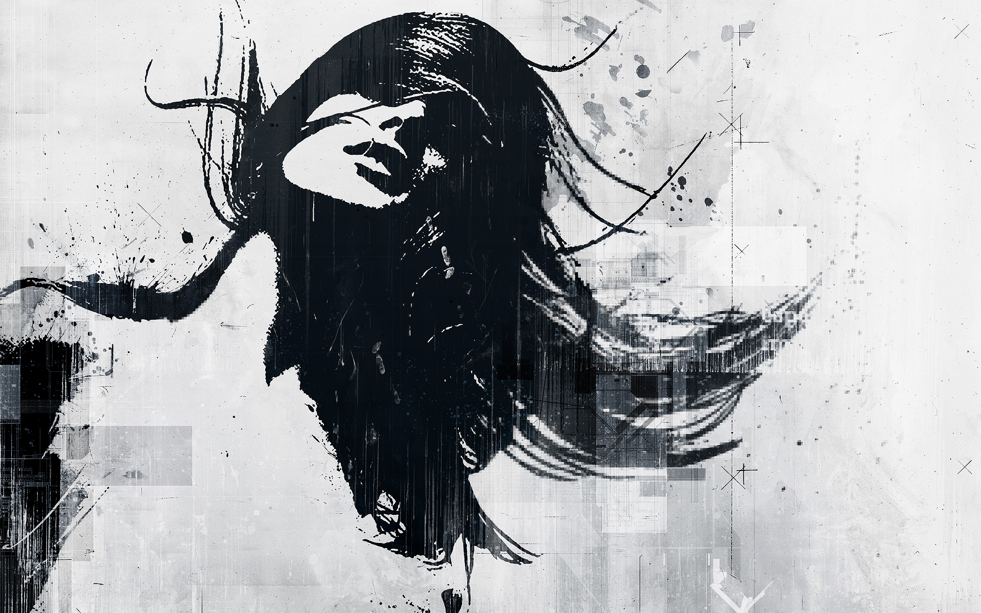 Images, vector, girl