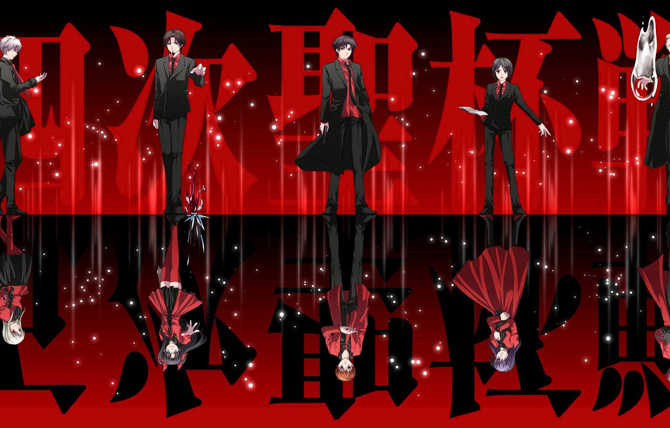 Wallpaper game, Fate Stay Night, anime, asian, warrior, japanese, oriental, asiatic, kanji, mahou, Type Mon image for desktop, section сэйнэн