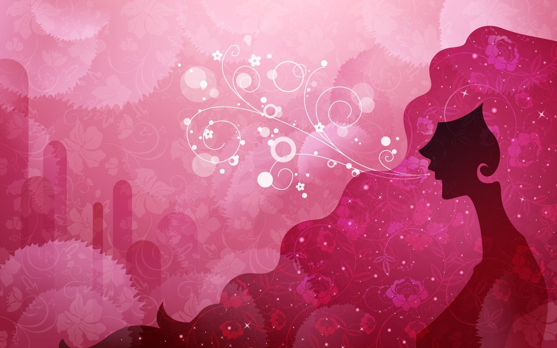 pink wallpaper vector nature woman desktop. Love pink wallpaper, Pink wallpaper vector, Abstract wallpaper design