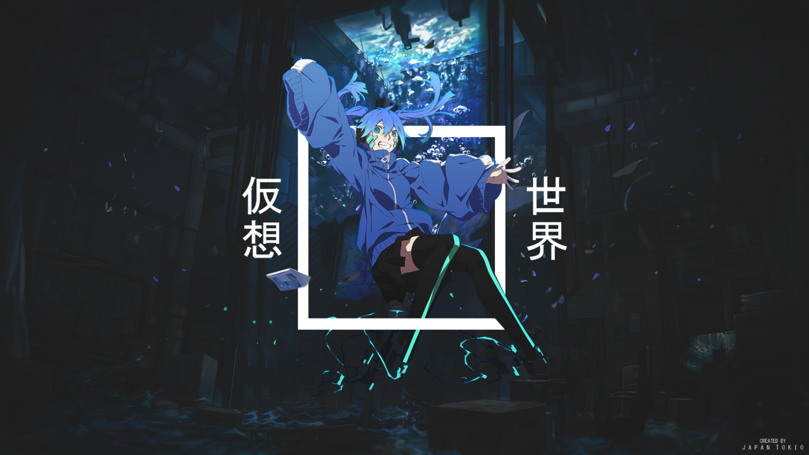 Wallpaper, anime boys, Anime elf girl, anime girls, Japan, VirTual, World Earters, World Election, Hatsune Miku 1852x1042