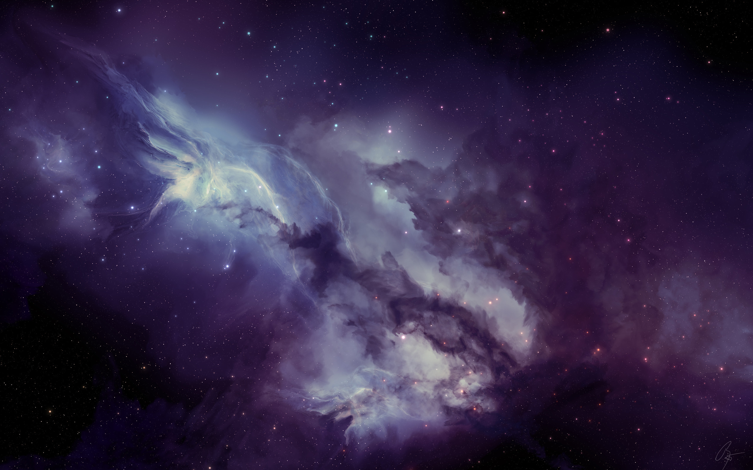 Purple Galaxy Desktop Wallpaper Data Src W Full E A B 35579 Wallpaper For Laptop