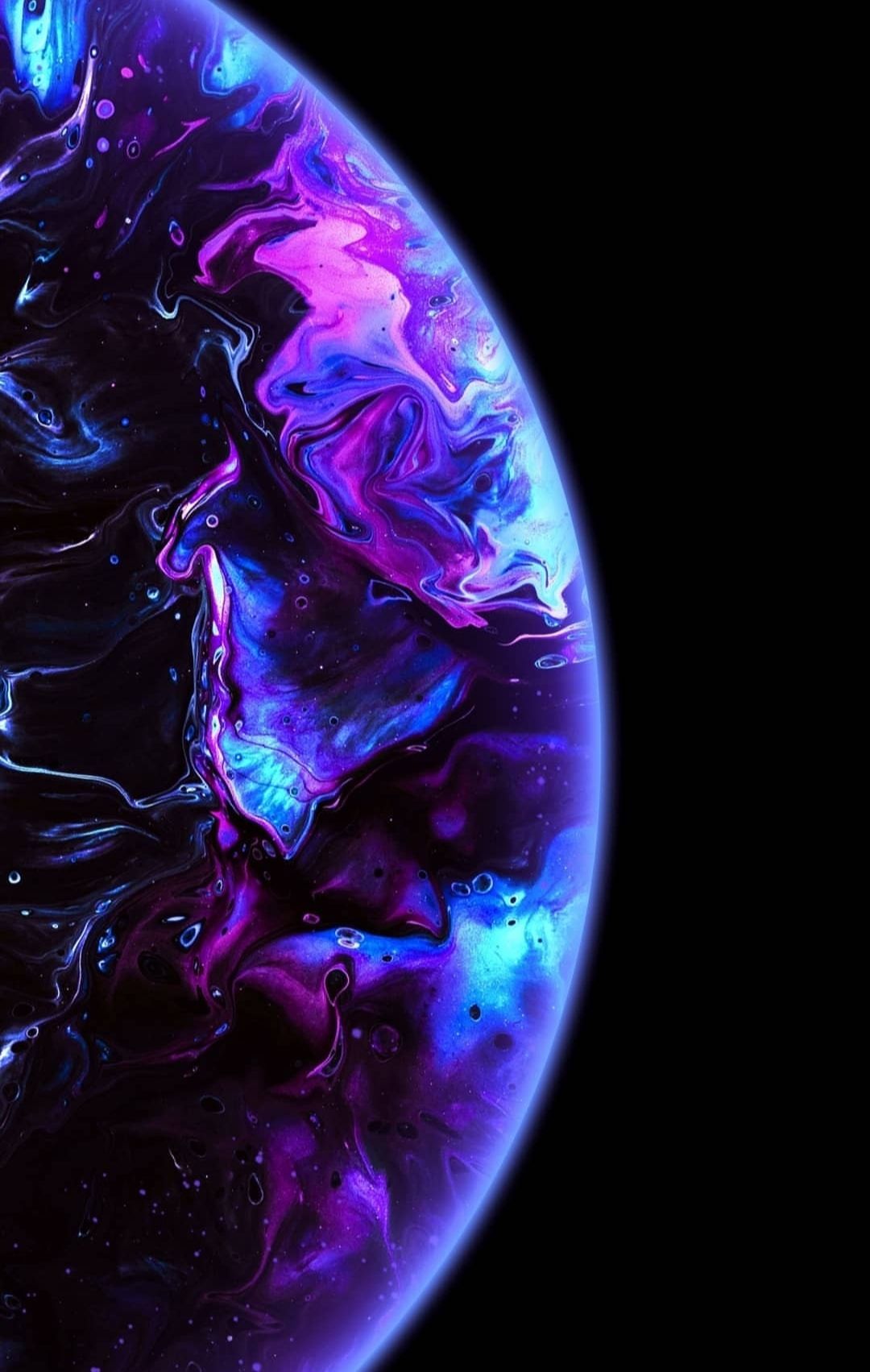 Earth on NEON Wallpaper. Wallpaper iphone neon, Neon wallpaper, iPhone wallpaper planets