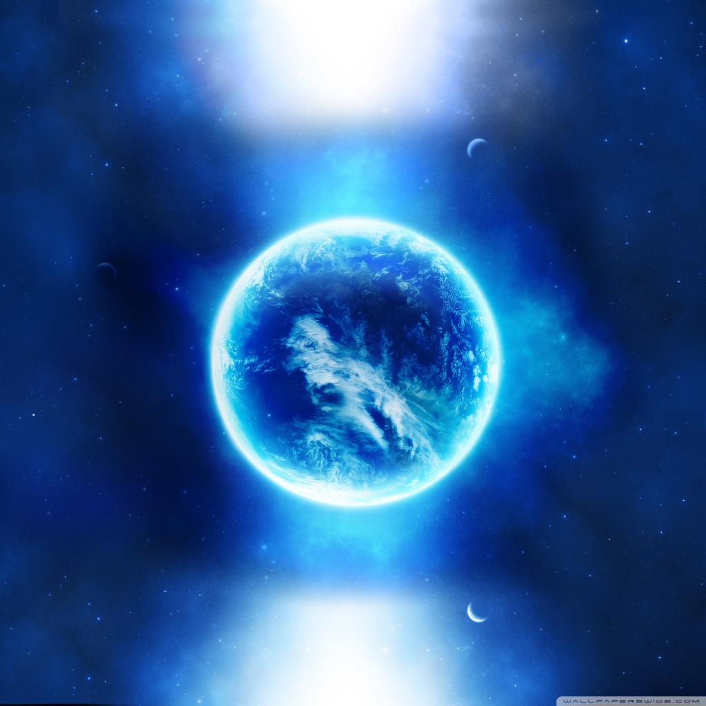 Blue Earth Ultra HD Desktop Background Wallpaper for