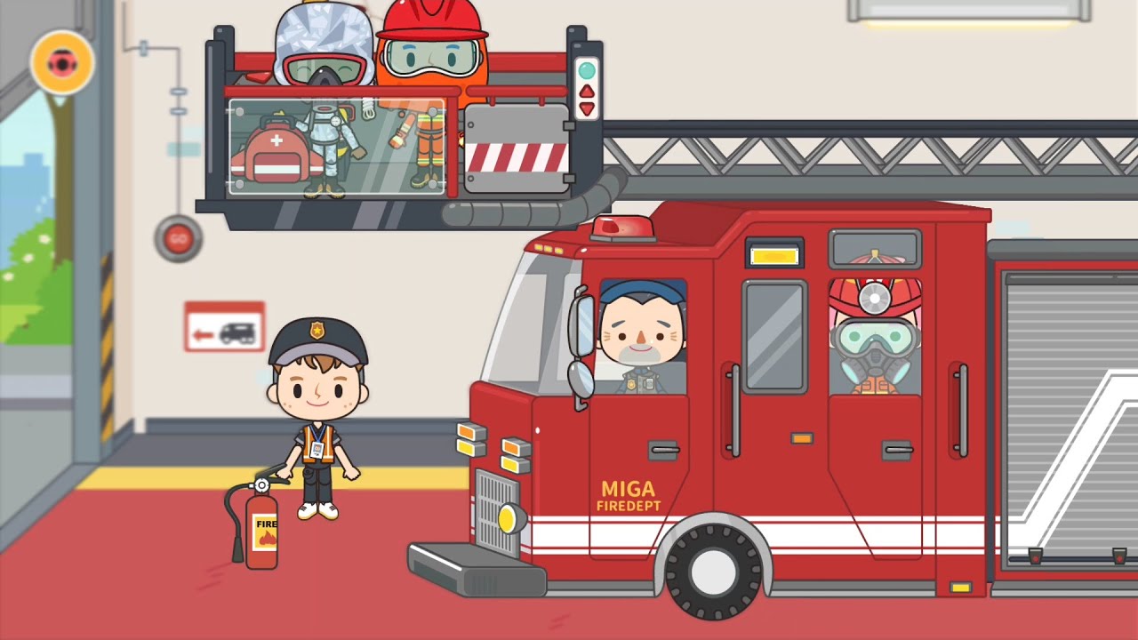 Miga Town: My Fire Station. Creative Game Story (Android Gameplay). Cute Little Games