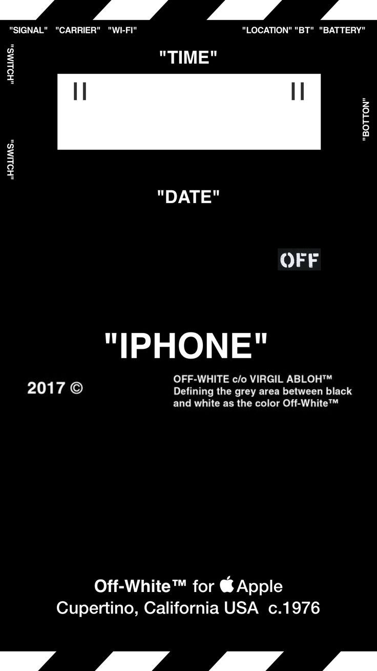 Off White iPhone Wallpaper