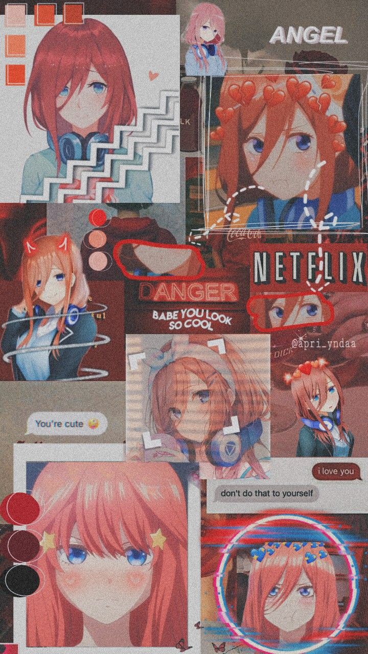 Aesthetic wallpaper Nakano miku. Karya seni 3D, Seni anime, Sejarah seni