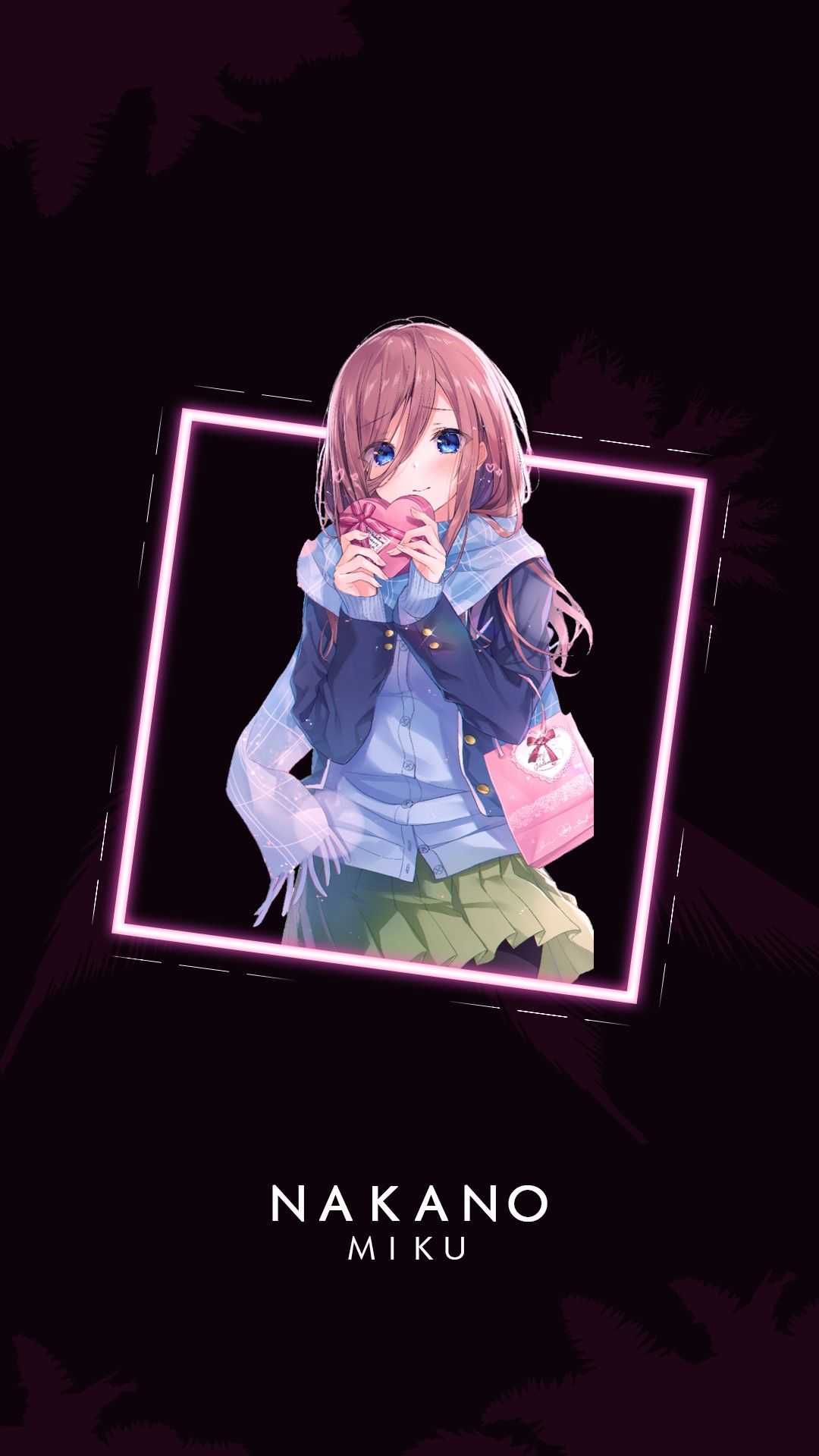 Nakano Miku Wallpaper iPhone Free HD Wallpaper