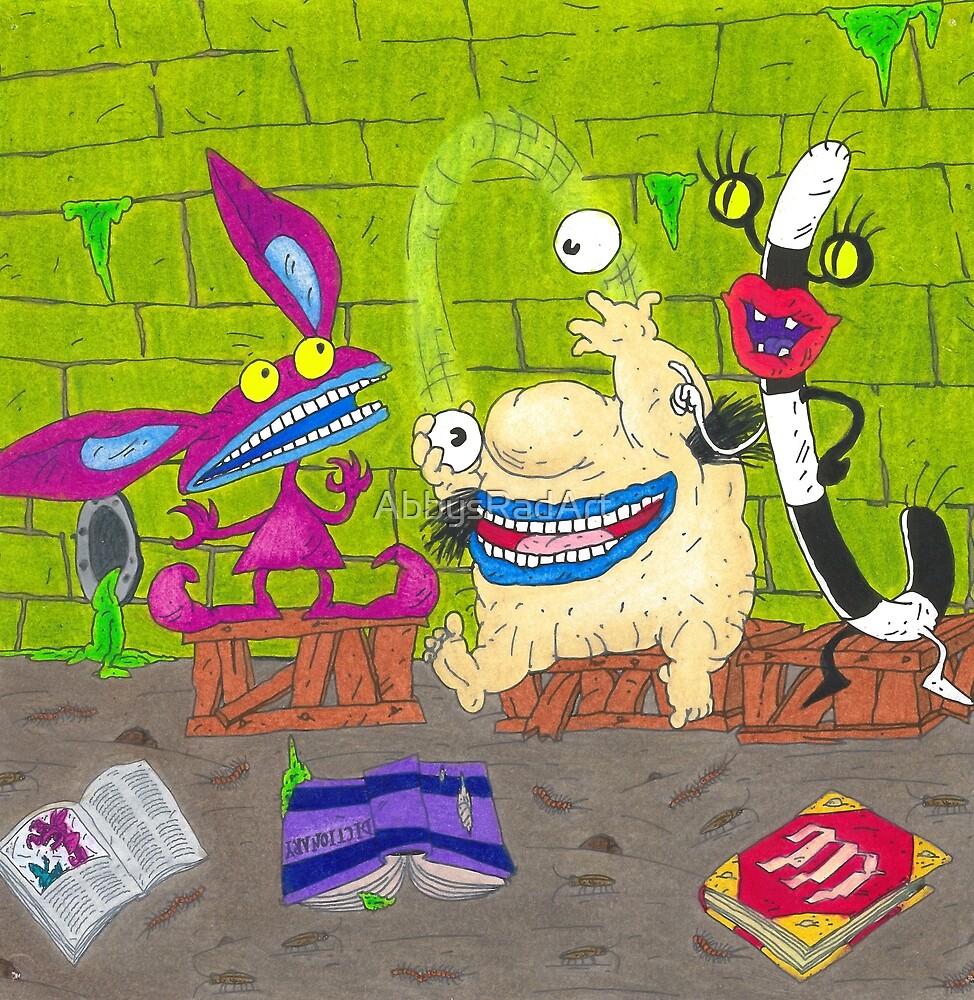 ahh real monsters oblina drawing