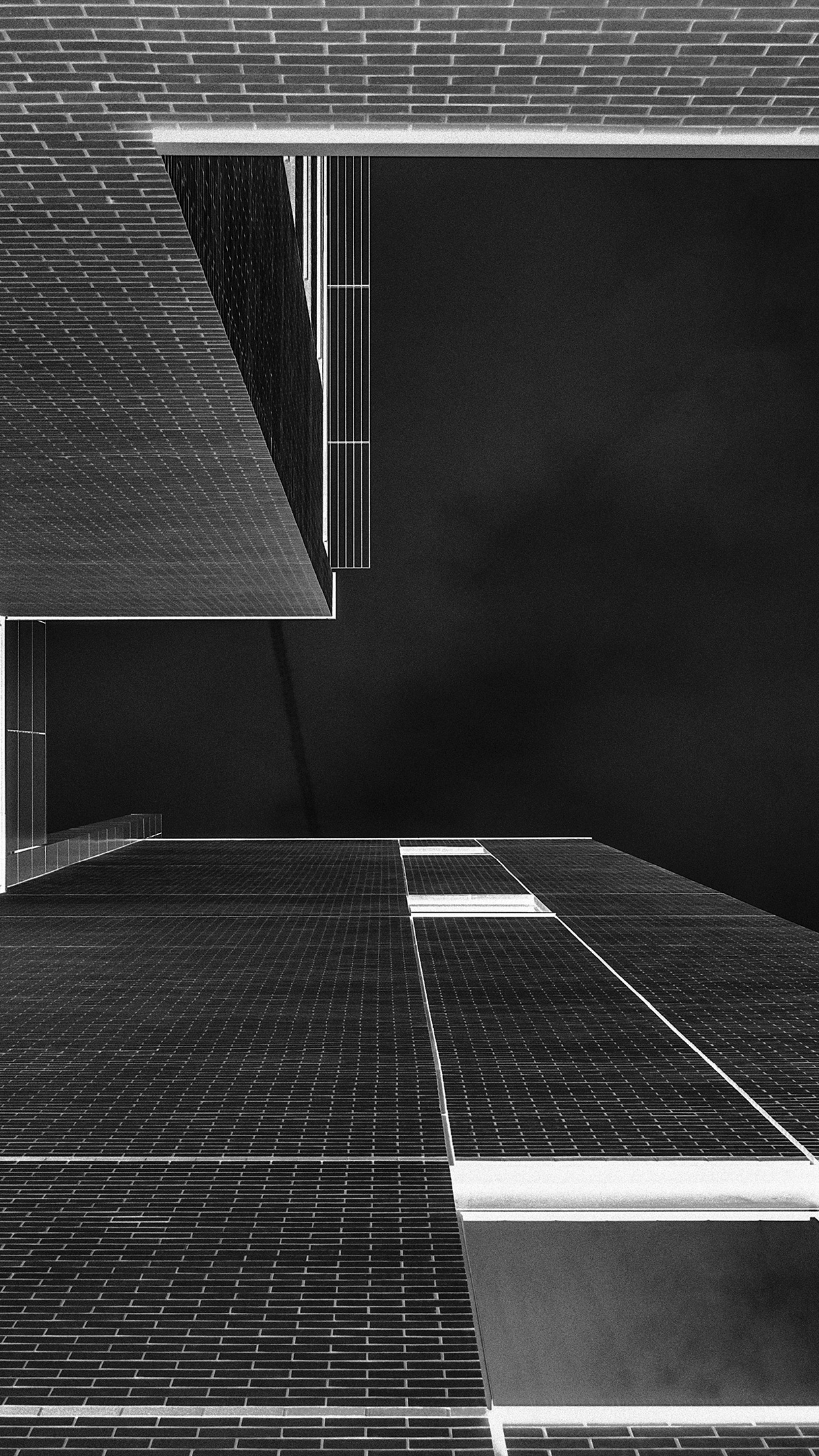 Architecture Art Bw Gray City Dark Wallpaper
