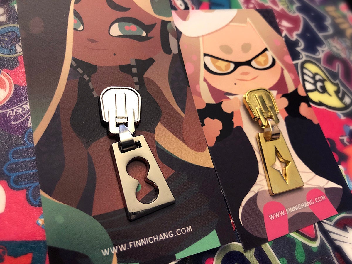 Off The Hook Pearl Marina Zipper Enamel Pin Set