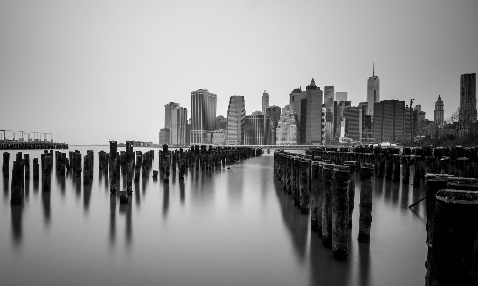 Architecture bay black buildings cities clouds nyc rivers sky water world new York big apple wallpaperx958