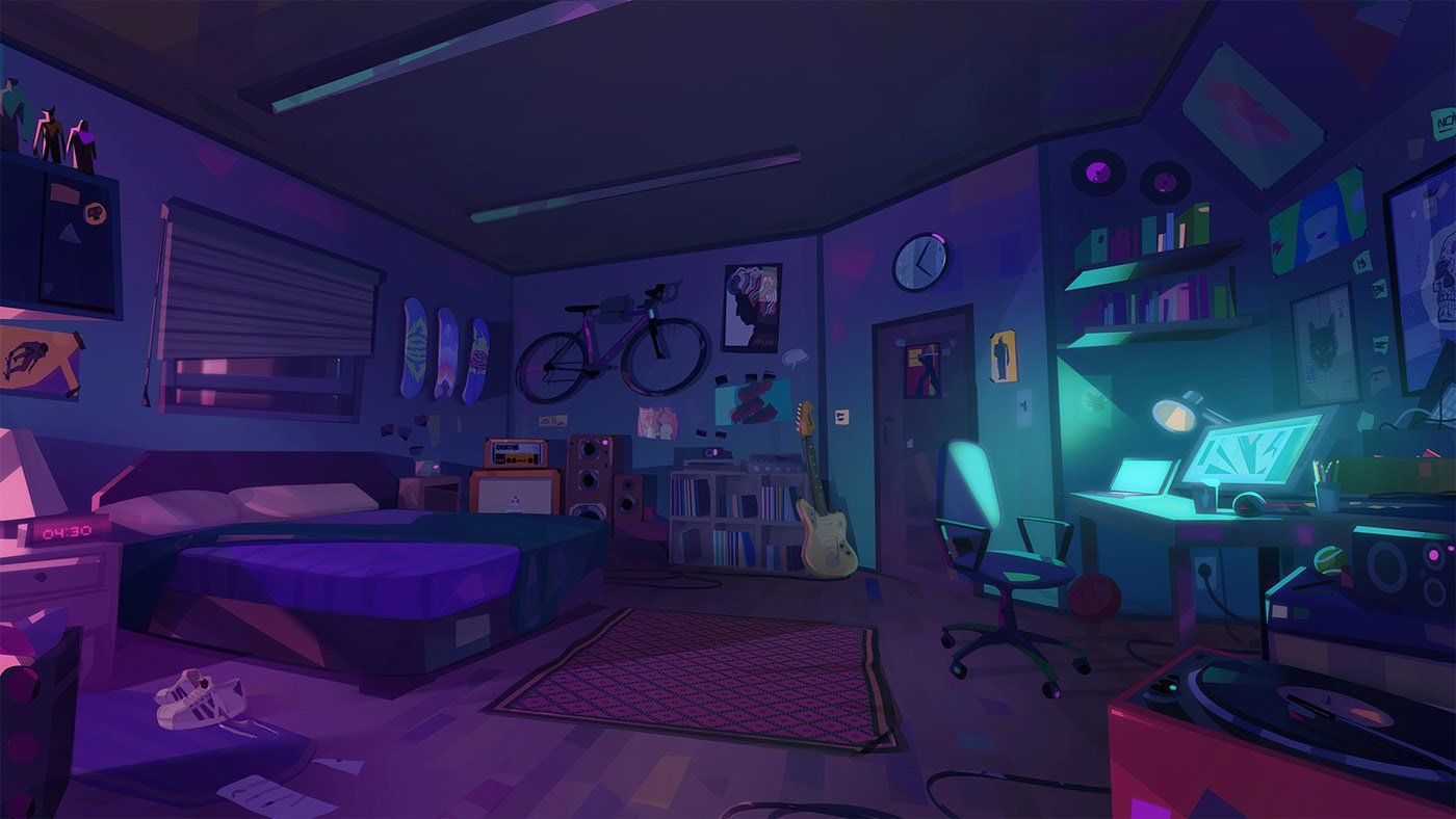 Cyberpunk Room Wallpapers - Wallpaper Cave