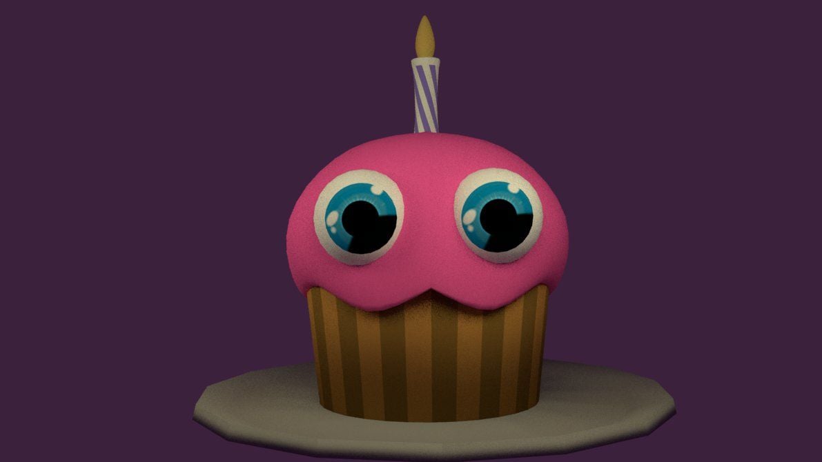 toy chica's cupcake