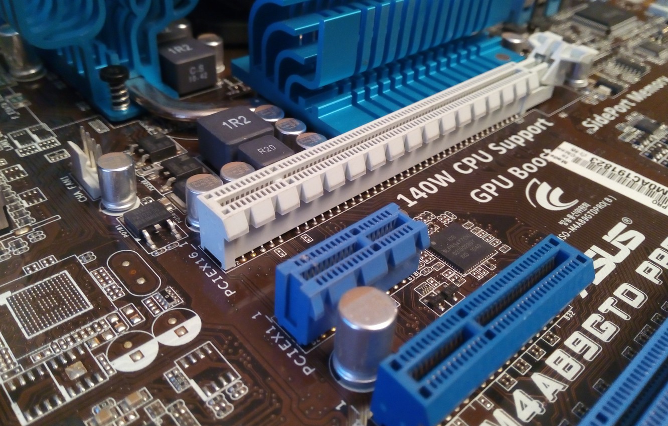 Wallpaper Figures, Hi Tech, Electro, Slot, Radiator, Motherboard, Throttle, Chips, Pci E, Capacitors Image For Desktop, Section Hi Tech