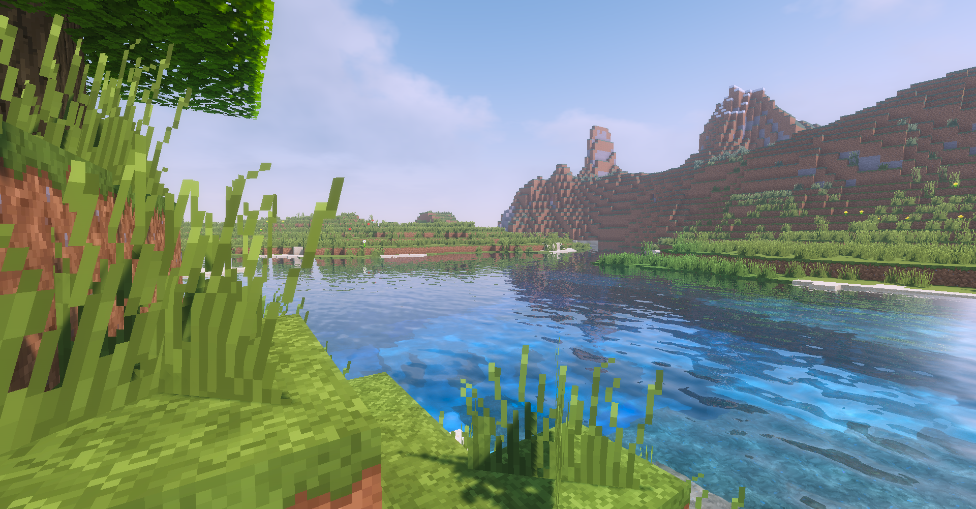 Wallpaper, Minecraft, natural scenery 1920x1001