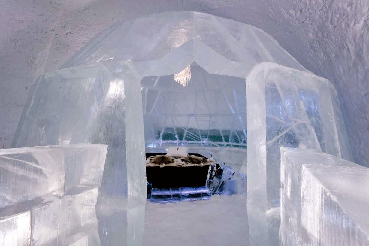 ice hotel Sweden wallpaper
