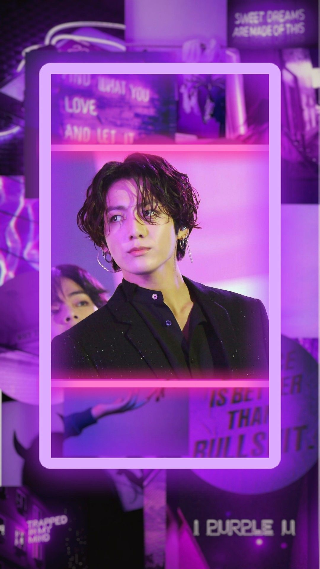 Jungkook Purple Wallpaper