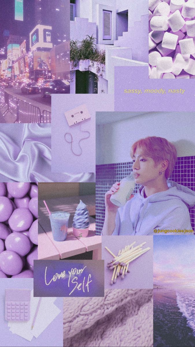 Jeon Jungkook Purple Aesthetics Wallpaper. iPhone wallpaper bts, Bts wallpaper, Bts wallpaper lyrics