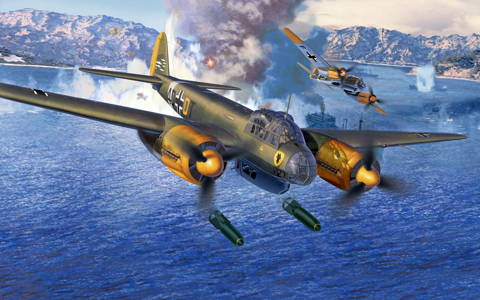 Junkers Ju 88 HD Wallpaper and Background