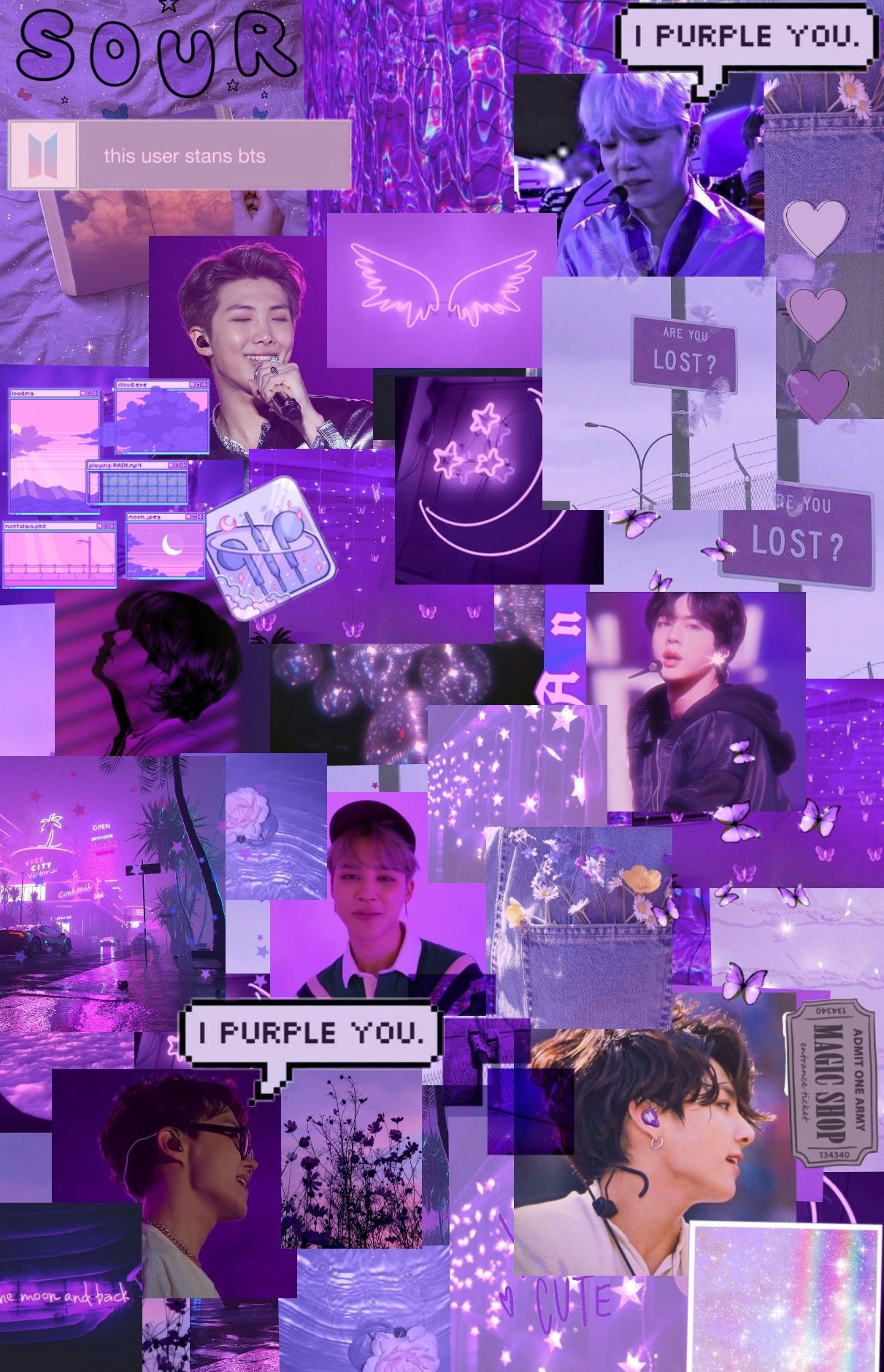 BTS purple aesthetic wallpaper. Bts wallpaper, Bts wallpaper lyrics, Bts background