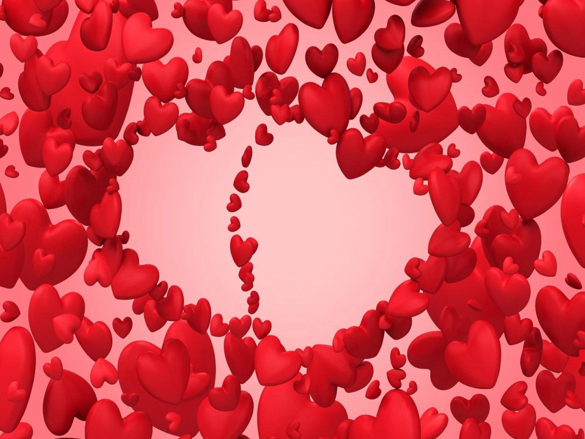 Valentines Day Hearts Lots Fly Love Ultra HD Wallpaper, Wallpaper13.com