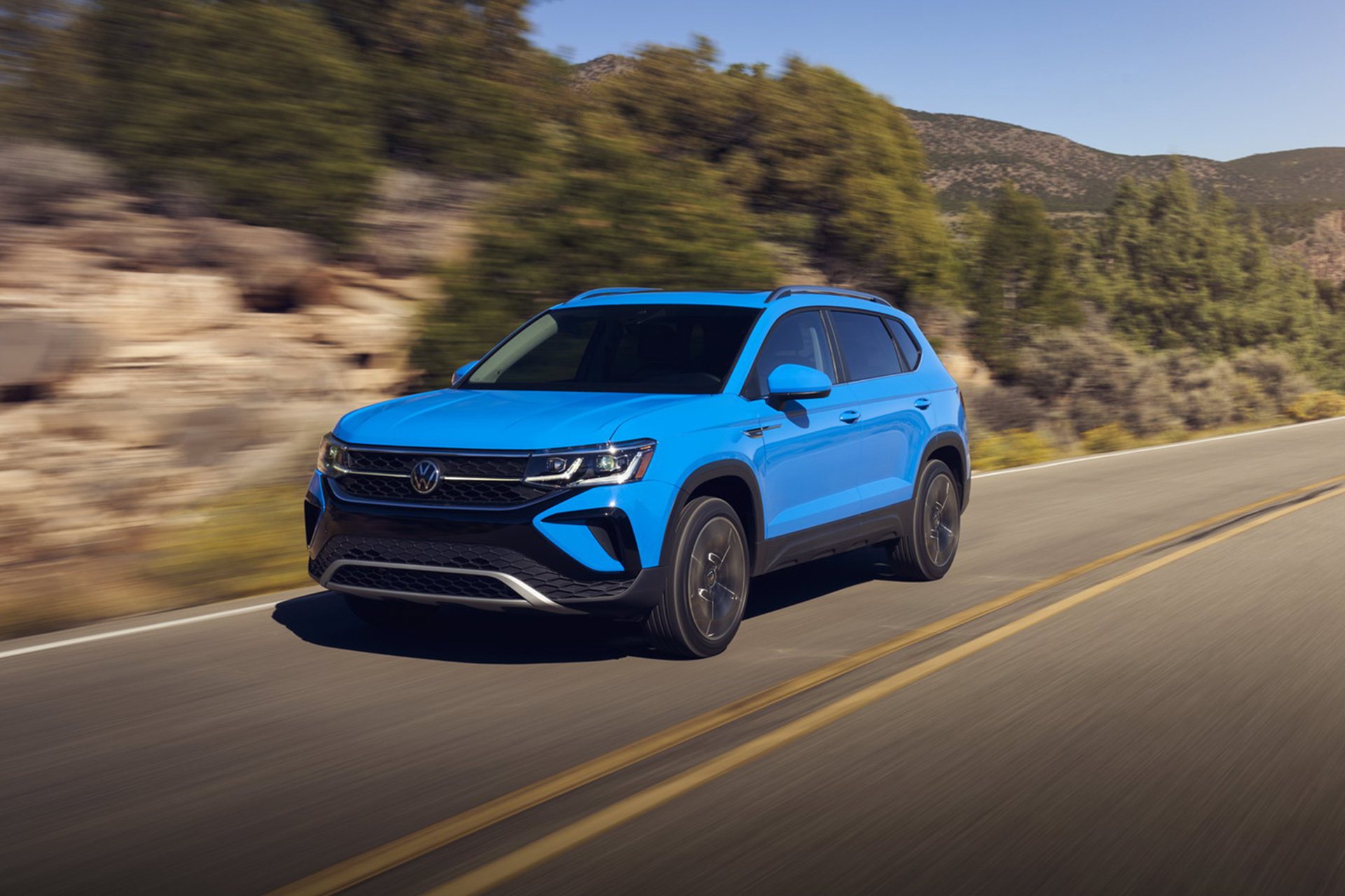 2022 Volkswagen Taos Three Quarter Wallpaper