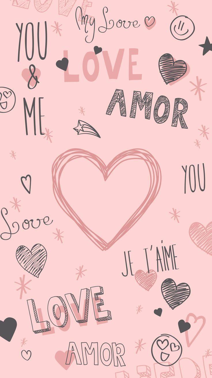 Be mine aesthetics heart love lovely pink sky valentines  valentinesday HD phone wallpaper  Peakpx