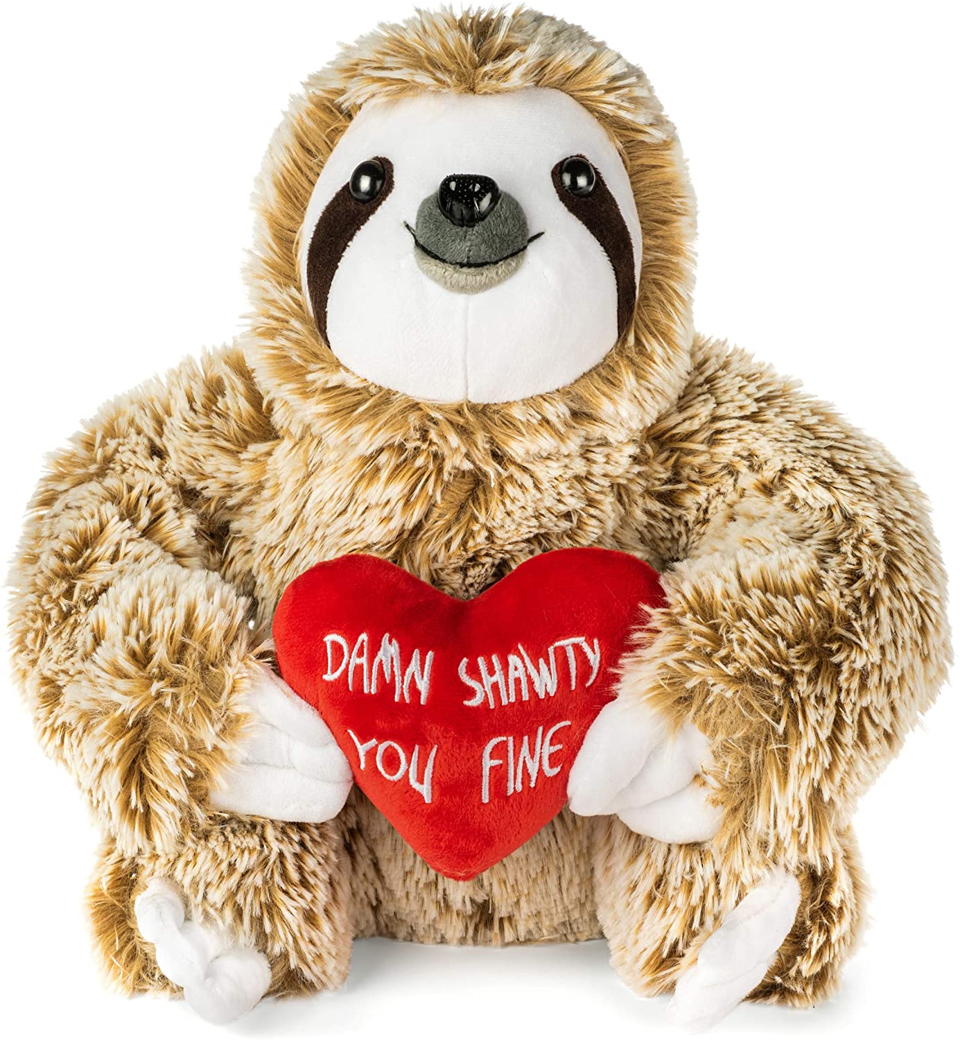 Valentines Day Sloth Stuffed Animal You Fine for Her, Plush Stuffed Toy Funny Valentines Day Gifts for Girlfriend, Toys & Games