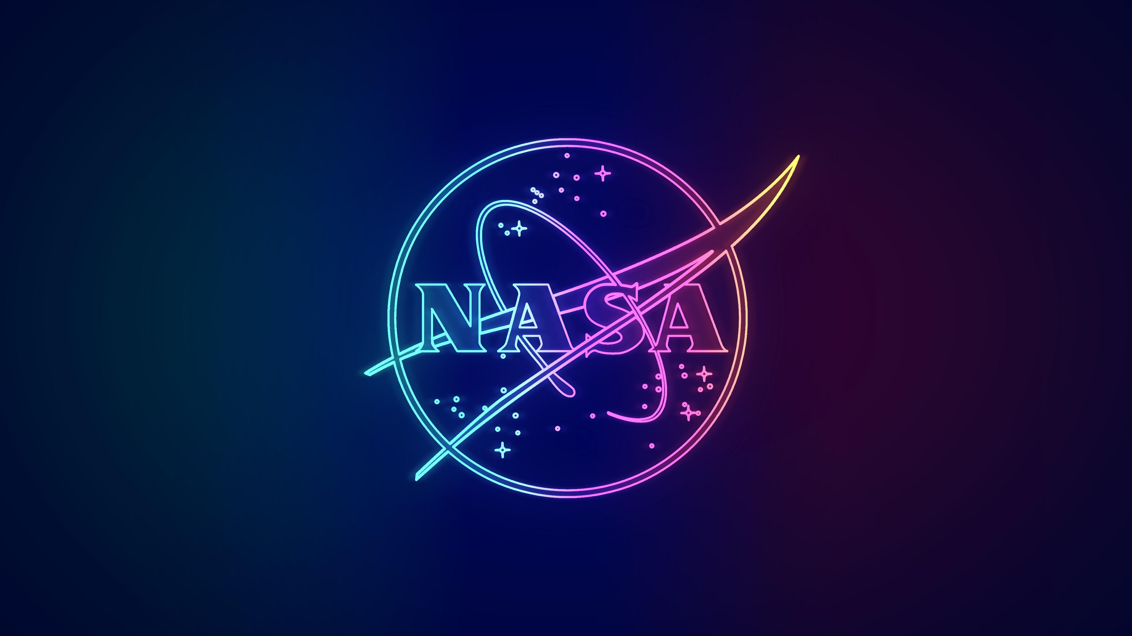 Neon NASA Wallpaper [3840 x 2160]
