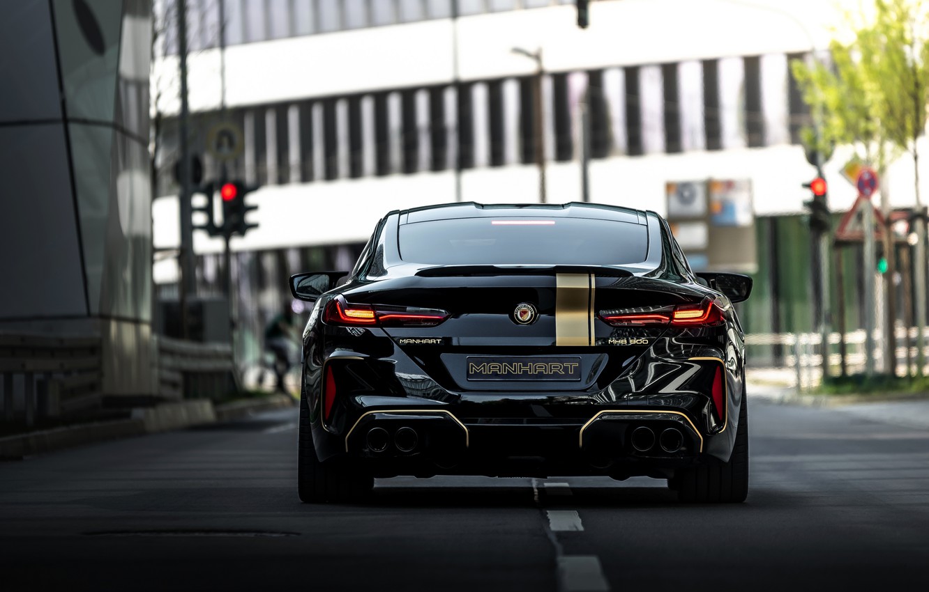 Wallpaper Black, Tuning, Coupe, BMW, Back, Manhart, BMW M 4.4 L., Two Door, V8 Biturbo, M M8 Competition Coupe, M8 Coupe, F M8 Competition Image For Desktop, Section Bmw