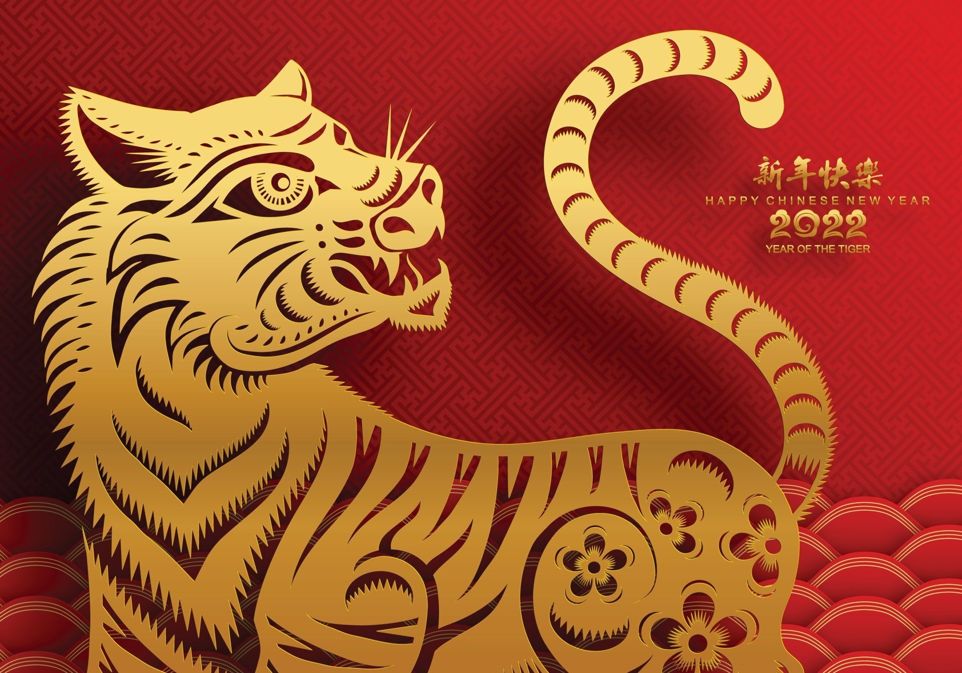 Year of the Tiger HD Wallpaper