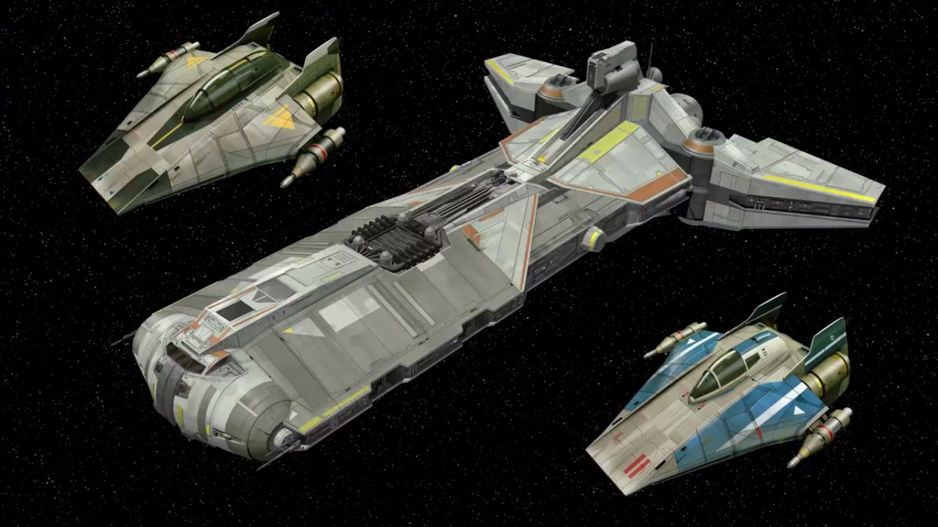 Rebel Capital Ship. Star Wars Rebels