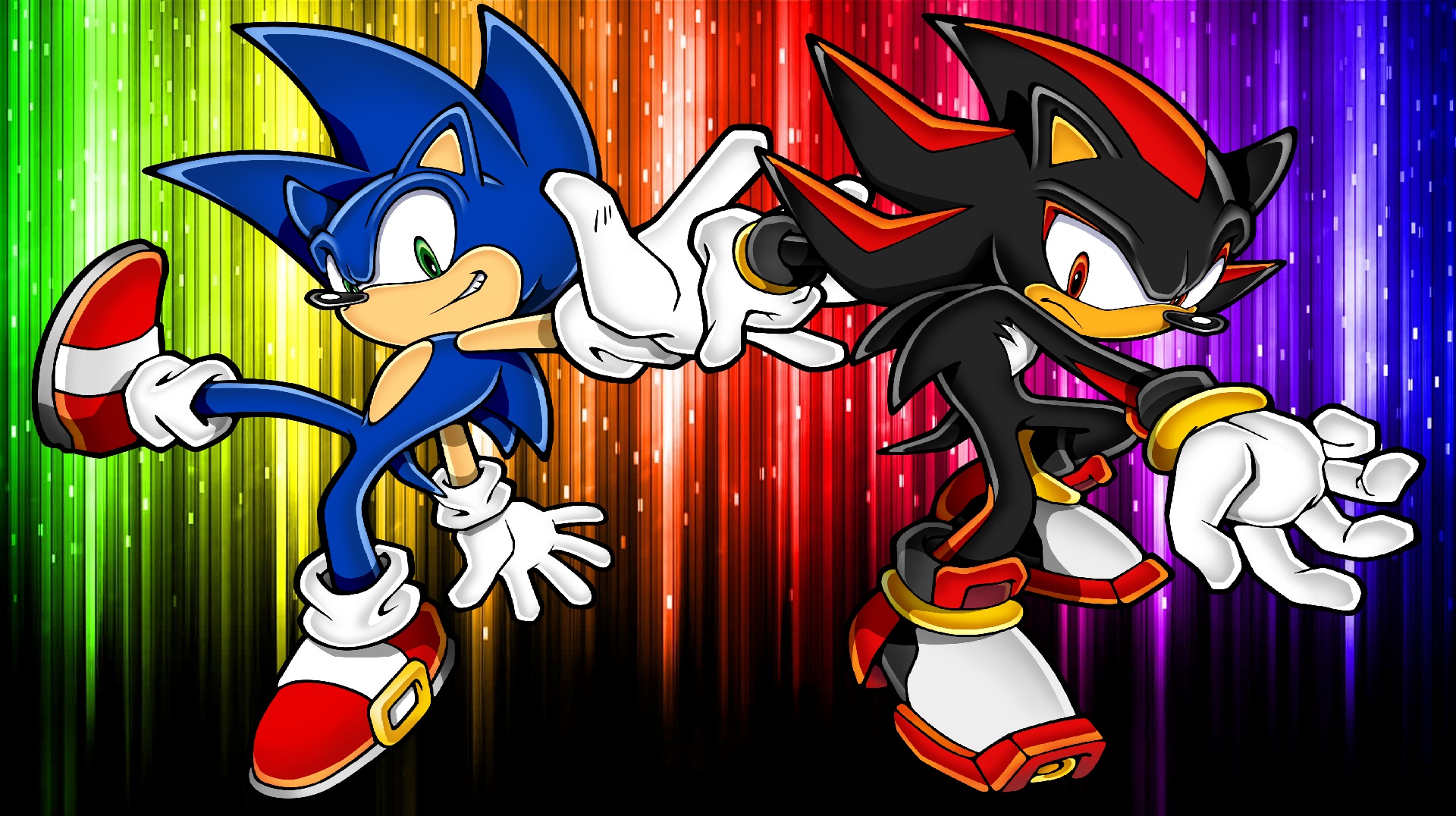 Free download Sonic and Shadow HD neon Wallpaper by FlameFeatherdPheonix on [1920x1076] for your Desktop, Mobile & Tablet. Explore Sonic and Shadow Wallpaper. Super Sonic Wallpaper, Sonic Adventure 2
