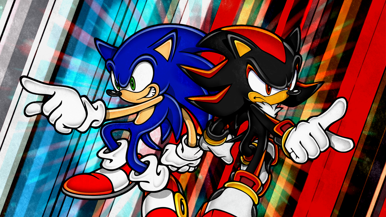 Sonic And Shadow Wallpaper