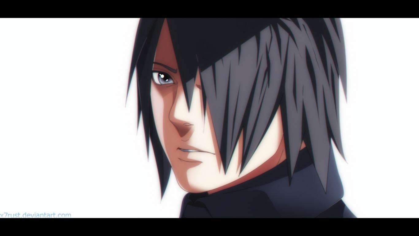 Sasuke Uchiha wallpaper 1366x768 (laptop) desktop background