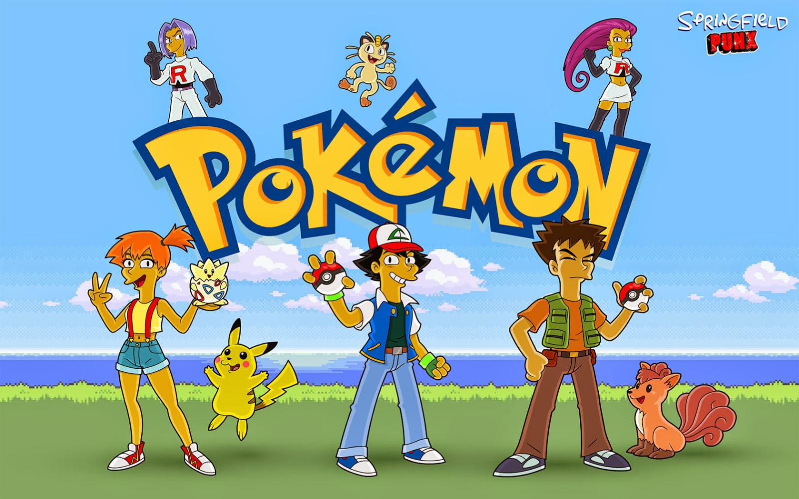 Springfield Punx: Pokemon Wallpaper