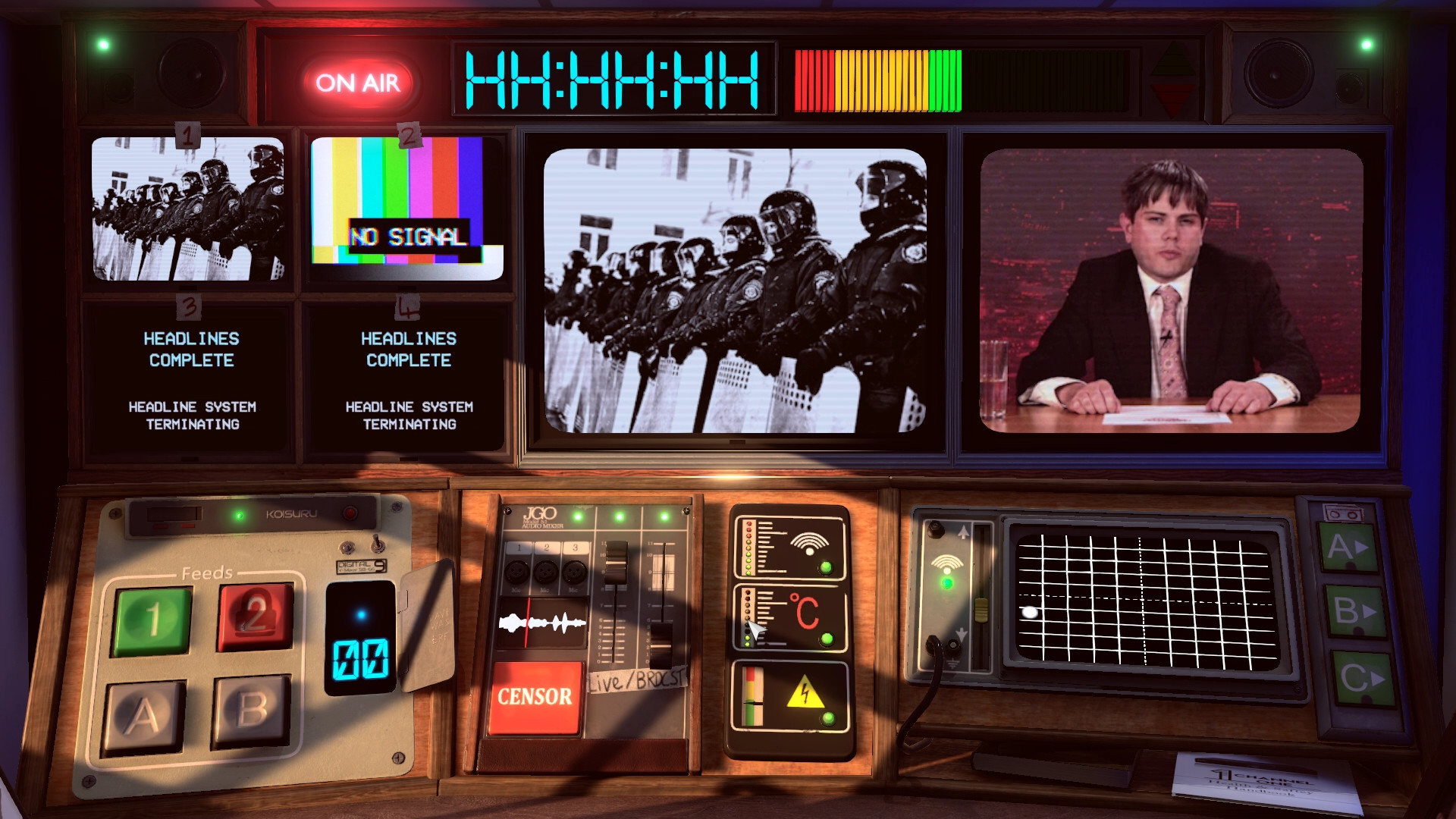 Not For Broadcast mixes '80s newsroom satire with Papers, Please