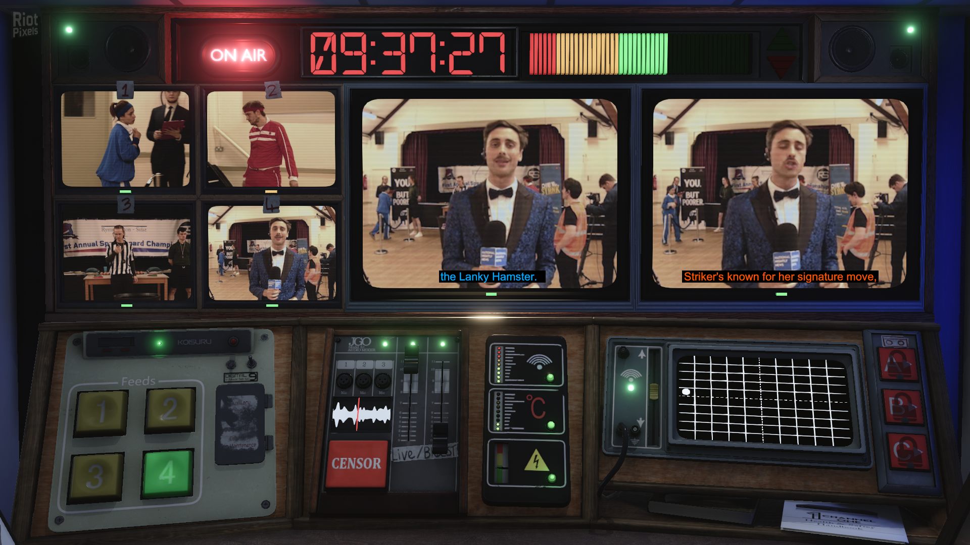 Not for Broadcast screenshots at Riot Pixels, image