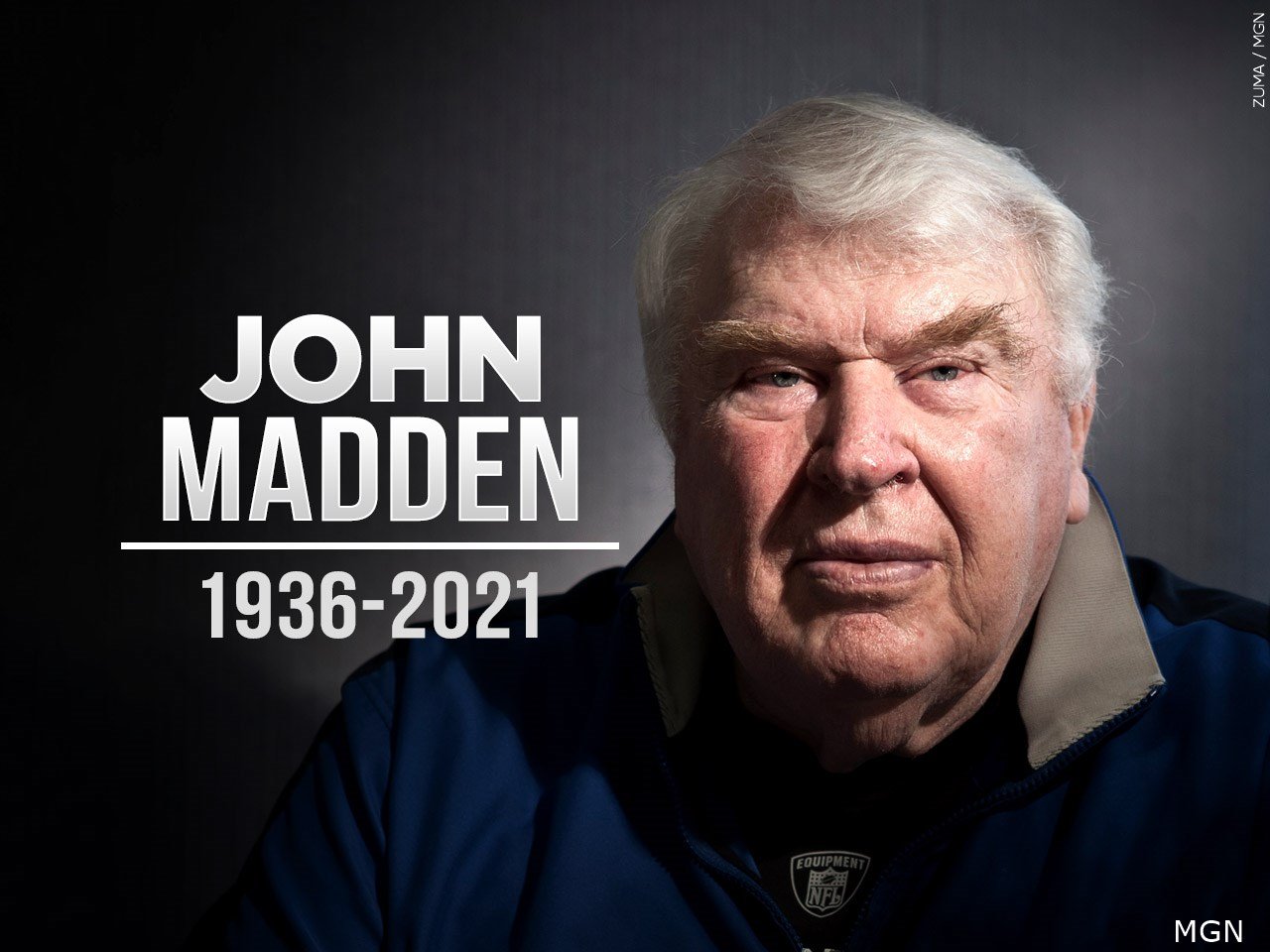 John Madden, Hall of Fame coach and broadcaster, dies at 85