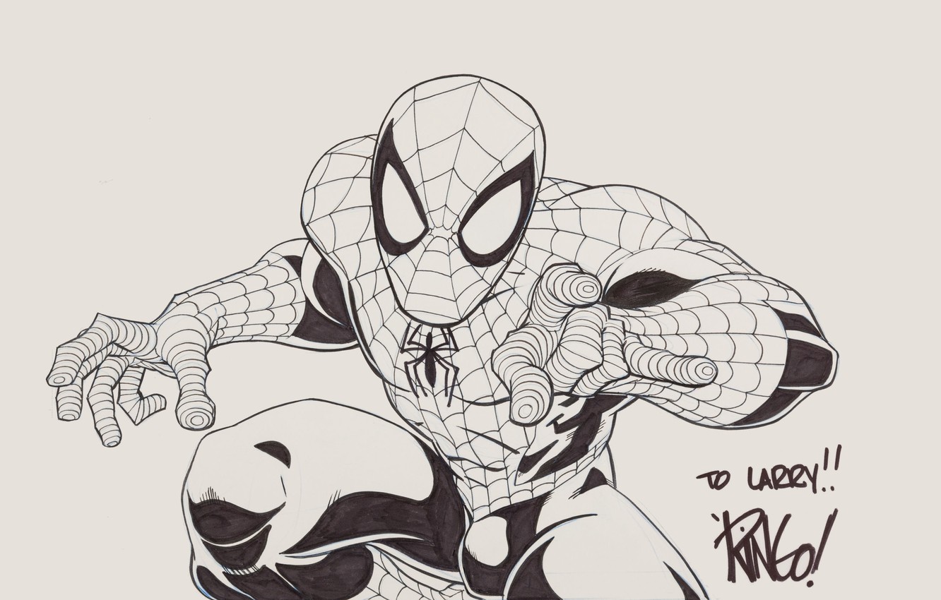 Spider-Man Sketch Wallpapers - Wallpaper Cave