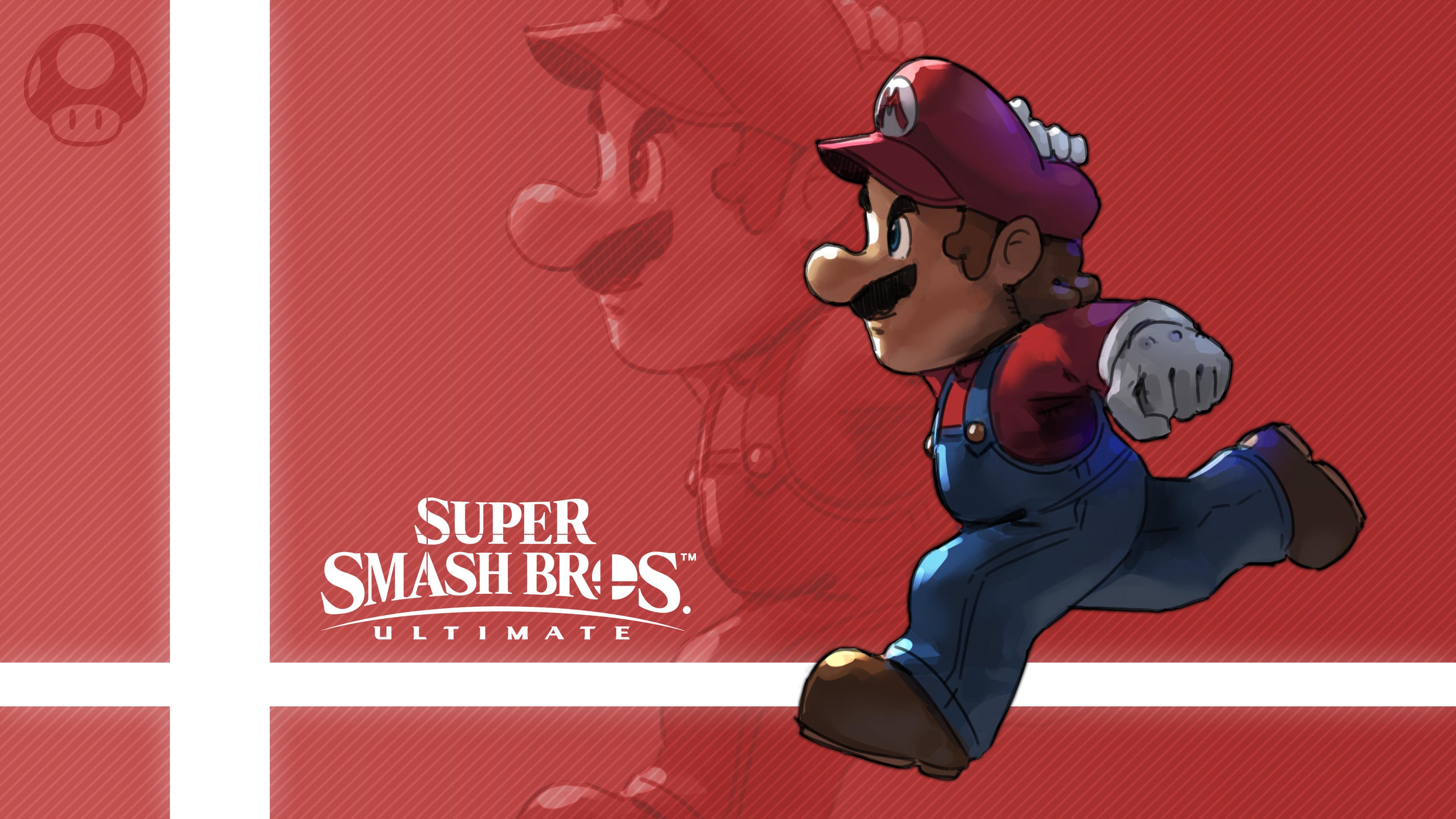 Mario In Super Smash Bros. Ultimate HD Wallpaper