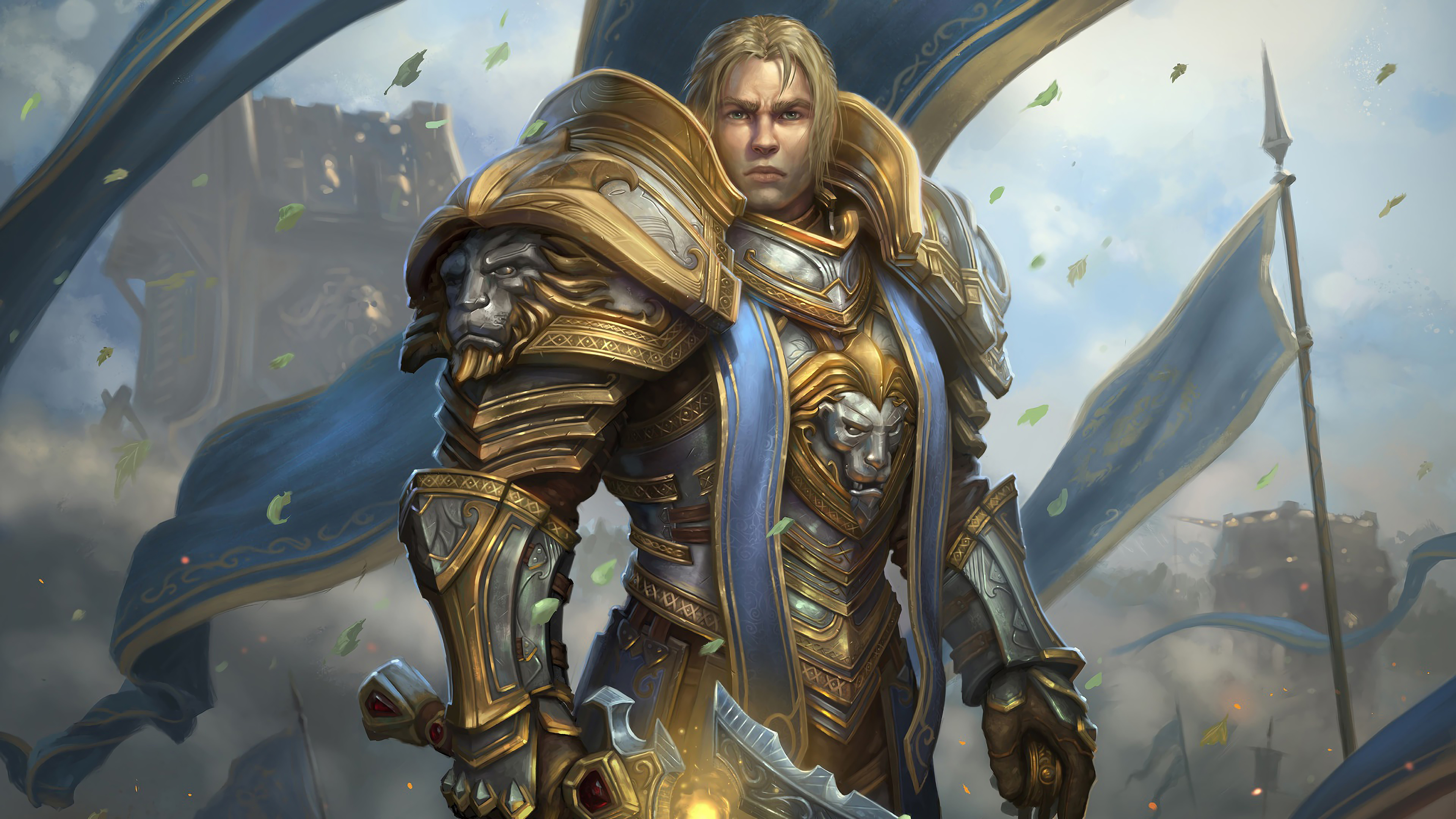 Anduin Wrynn World of Warcraft: Battle for Azeroth 4K