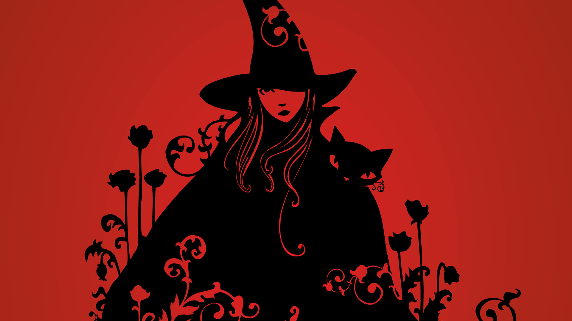 witch, Cat Wallpaper HD / Desktop and Mobile Background